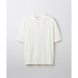 SPAO COOL 케이블 칼라넥 반팔니트SPKWF24C01 SPKWF24C01