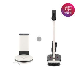 LG 공식판매점 코드제로 오브제컬렉션 A5 무선청소기 + R5 로봇청소기 세트 AS527WA-R