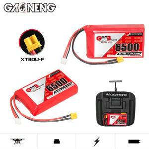 GNB 2S 7.4V 6500mAh 5C/10C LiPo 배터리 RadioMaster Boxer RC 드론 부품 FPV 원격 제어 수신기
