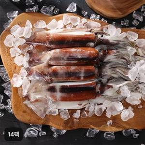 자연산 세절오징어 100gX14팩