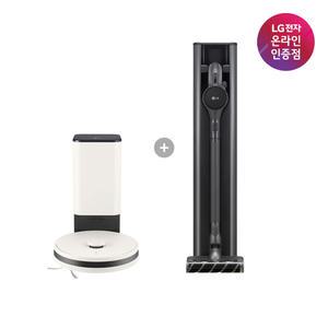 LG 공식판매점  코드제로 오브제컬렉션 A7 올인원타워 무선청소기 + R5 로봇청소기 세트 A720TA-R