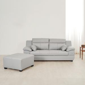 동서가구 테라 라텍스탑 천연면피가죽 3인 소파+스툴 DF908960