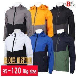 [더빅보스]WD봄여름기본바람막이 남성 등산복 외투 간절기 점퍼
