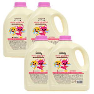 베비언스 핑크퐁 베이비, 섬유유연제, 용기, 3L, 4개