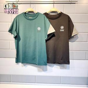 유솔대동백화점 DP01 네츄 배색 반팔티  ULRP23403