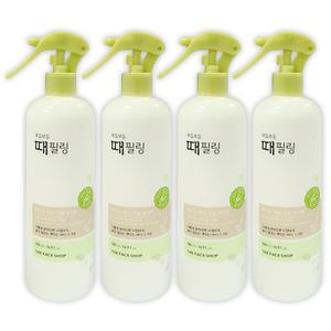 더페이스샵 보들보들 때 필링 바디 각질제거 미스트 대용량 500ml 4개