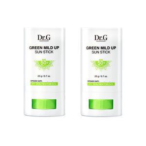 닥터지 그린마일드업 무기자차 선스틱 2개 20g+20g