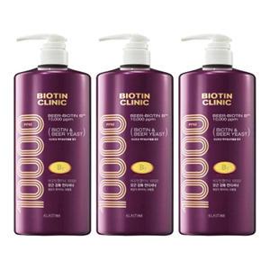 엘라스틴 비오틴클리닉 맥주효모 컨디셔너, 1000ml, 3개