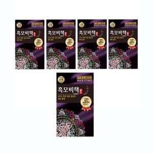 리엔 흑모비책골드 염색약 짙은갈색, 90g, 5개