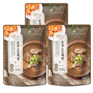 호텔컬렉션 에센셜 순살 소갈비탕 450g x 3팩