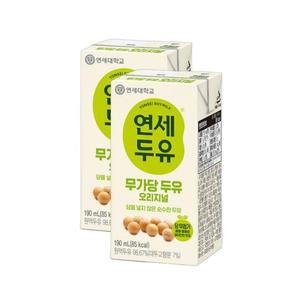 [연세우유] 연세두유 무가당 오리지널 두유 190ml 48개