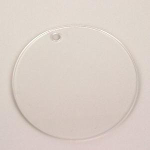 [기타]키링 투명 아크릴판 DIY 원형원형키링 (WFGU5DN)