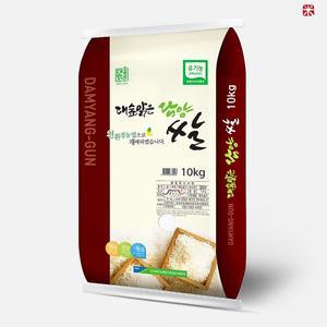 [탄탄대로]담양군농협 유기농쌀 10kg/ 24년산 당일도정 상등급 단일품종