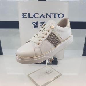 엘칸토 HC11 소가죽 여성화 4CM 초경량 스니커즈  K3V0U4M13