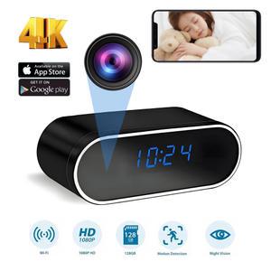 홈캠 CCTV 1080P WiFi 미니 카메라 HD 시계 움직임 감지 포함 가정 사무실 감시용 야간 투시경