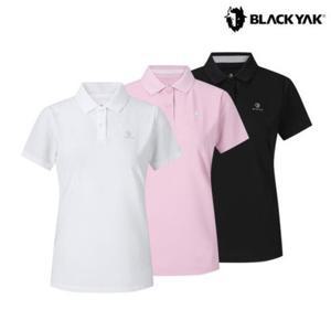 [롯데백화점]블랙야크 여성 여름 냉감 기능성 카라티 아이스넥 카라 반팔티 (3 color) 1BYKTMU502 GD