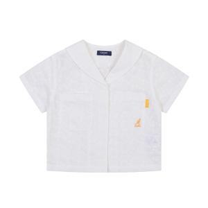 캡슐 아일렛 블라우스 RB 2334 화이트
