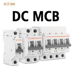 ETEK 6KA MCB 2p 4p 6KA DC 태양광 미니 회로 차단기 EKM1-63DC, 500V 1000V DC