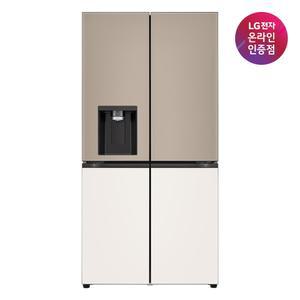 [LG전자공식인증점] LG 디오스 컬렉션 STEM 얼음정수기냉장고 W825GCB182S