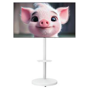 삼성 50인치 QLED 스마트 TV+이동식 거치대 4K UHD 50Q60 작은방 거실 회의실 지방권