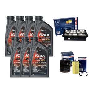 더뉴맥스크루즈 2.2 엔진오일 세트 디젤 킥스 레이싱 0W-40 C3 7L+필터