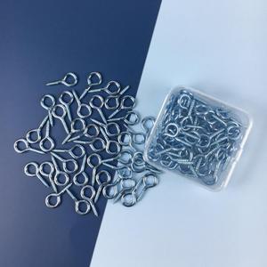 스크류 물음표 원형 고리 나사 피스 볼트 천장 걸이 나사못 후크 50p (21mm/30mm/혼합)