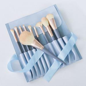 입문용 파스텔 연블루 메이크업 브러쉬 10종 세트 화장솔 메이크업브러쉬세트 파운데이션브러쉬