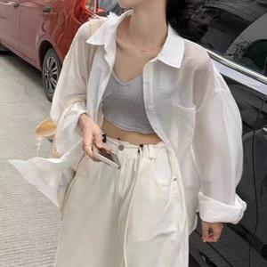 보드레-박스남방 사그락시원소재 여름남방