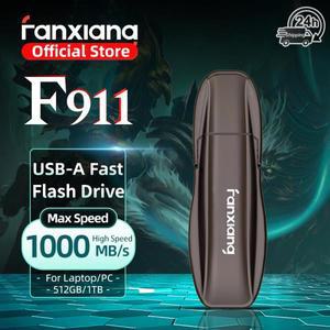 Fanxiang F911 솔리드 스테이트 펜 드라이브 1000 메가바이트/초 USB3.2 Gen2 512GB iOS 노트북 전화 태블