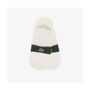 라코스테 LACOSTE 남성 스트라이프 페이크 양말 [크림]