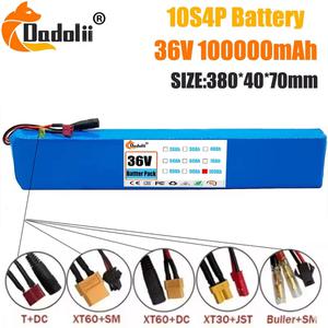 10S4P 36V 100000mAh 전기 스쿠터 리튬 배터리 18650 팩 60Ah 36v