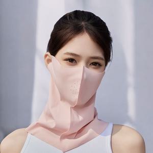 디엘리 롱넥마스크 페이스 커버 얼굴 전체 안면 기미 햇빛 가리개 귀걸이형 프리미엄 자외선차단마스크