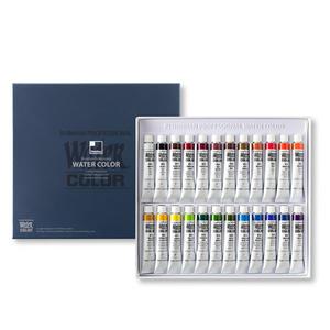 [열린화방]신한 수채화물감 24색 7.5ml/물감/수채화붓/파렛트/수채화욤품/미술학습용품