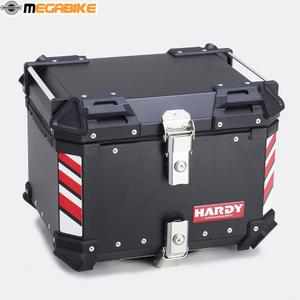 HD45 METAL 2종 블랙 실버 45L 하디 알루미늄 탑박스 상 하 등받이 포함 튼튼한 알루미늄 리어백 헬멧1개