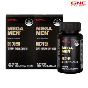 [GNC] 메가맨 멀티비타민 앤 미네랄 (90정)45일분 x 2병