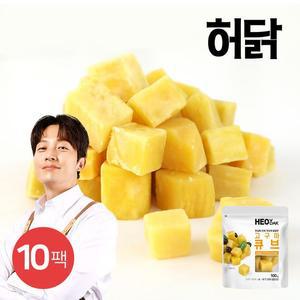 [허닭] 고구마 큐브 100g 10팩