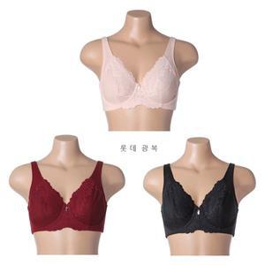 [롯데백화점]비비안 가슴이 커보이지 않는 ABC컵 기능성홑겹브라 BR3507