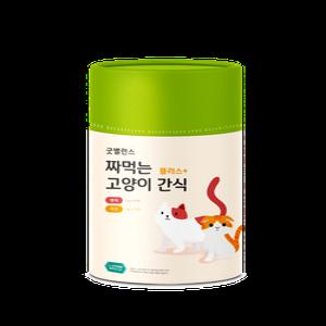 굿밸런스 짜먹는 고양이간식 플러스, 12g, 60입(연어30P, 치킨30P), 1개