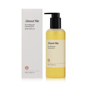어바웃미 쌀 막걸리 클렌징 오일 195ml - 딥 세안제 블랙헤드 피지 R