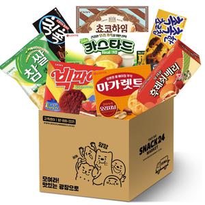스낵24 장주임 최애 탕비실 사무실 박스과자세트 8p