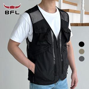 BFL 메쉬 아웃도어 조끼 남성 망사 여름베스트 등산 캠핑 낚시