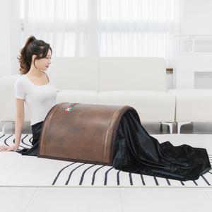 한일의료기 원적외선 전기 돔사우나 온열돔 배워머 온돌 복부 허리 찜질기 1인용 온열기