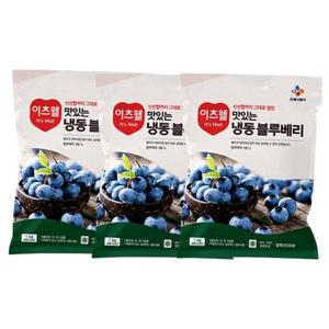 CJ프레시웨이 이츠웰 맛있는 냉동 블루베리 1kg 3개