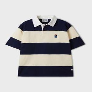 [후아유]Steve Colorblock Collar T-Shirt WHHAF2421U
