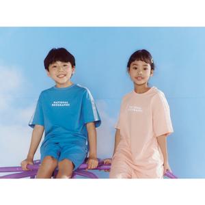 [내셔널지오그래픽키즈](강남점)배색반팔티셔츠  K232UTS310