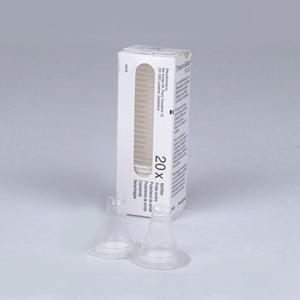 방배비즈 귀 체온계 렌즈필터 브라운 1박스 20P
