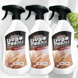 [힐링클린]위시오 강마루 강화마루 원목마루 청소 관리 나무마루 전용 클리너 800ml X 3개