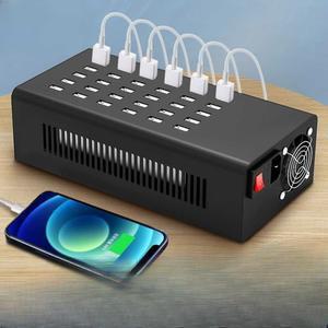 대량 상업용 충전기 베이스어스 다중 어댑터 독서실 USB 다기능 충전기/안드로이드