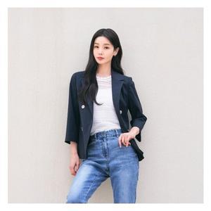 [올리비아하슬러]여성 여름 더블버튼 슬림자켓_OHDMJK205 OHDMJK205
