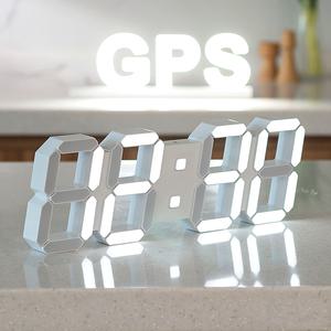 국산 플라이토 GPS 위성 디지털 전자 LED 벽시계